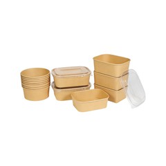 Tigelas de papel Kraft