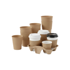 Copos de papel Kraft