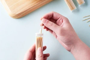 Precauções de higiene para palitos