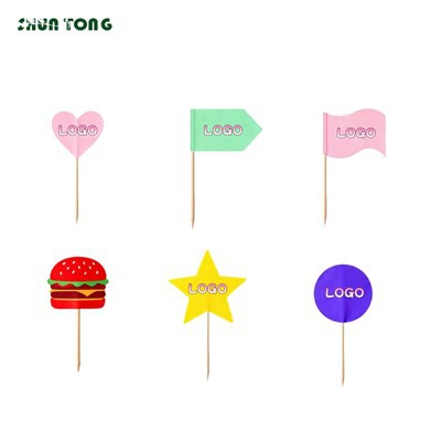 Bandeiras de palito personalizadas