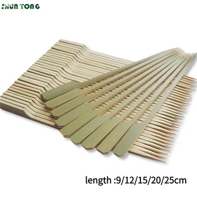 Espetos japoneses de bambu